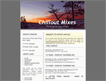 Tablet Screenshot of chilloutmixes.com